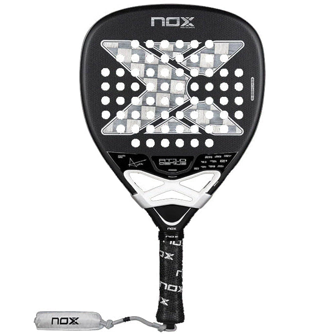 PALETA PADEL NOX AT10 GENIUS ATTACK 18K ALUM 2026 BY AGUSTIN TAPIA CON FUNDA