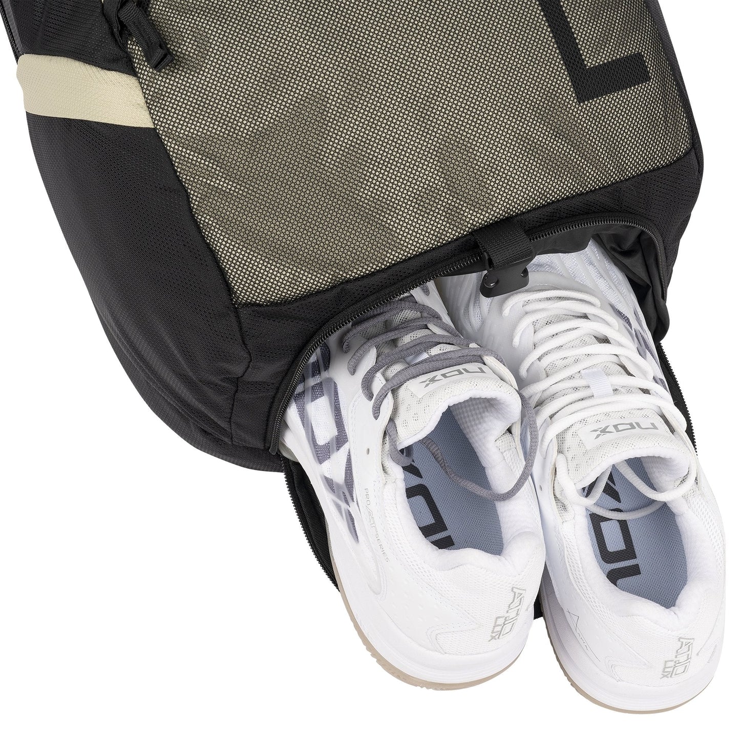 MOCHILA NOX STREET NEGRO/CREMA