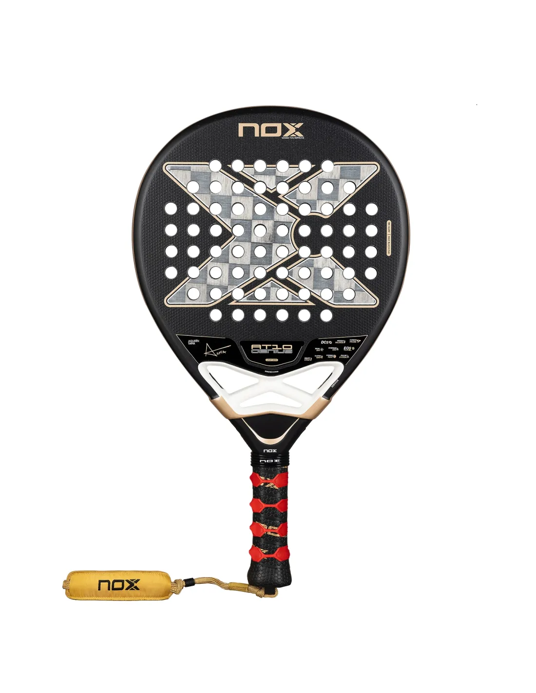 PALETA PADEL AT10 GENIUS 18K ALUM 2026 BY AGUSTIN TAPIA